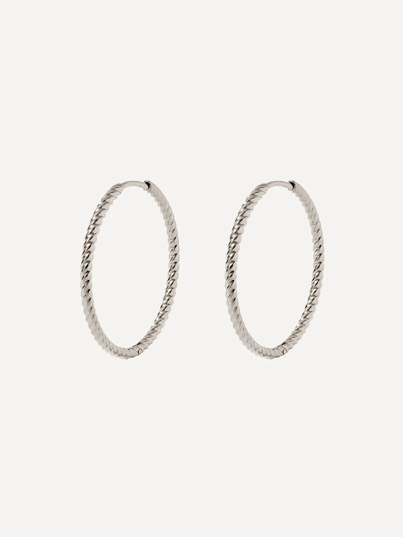 30mm Modern Twist Ohrringe
