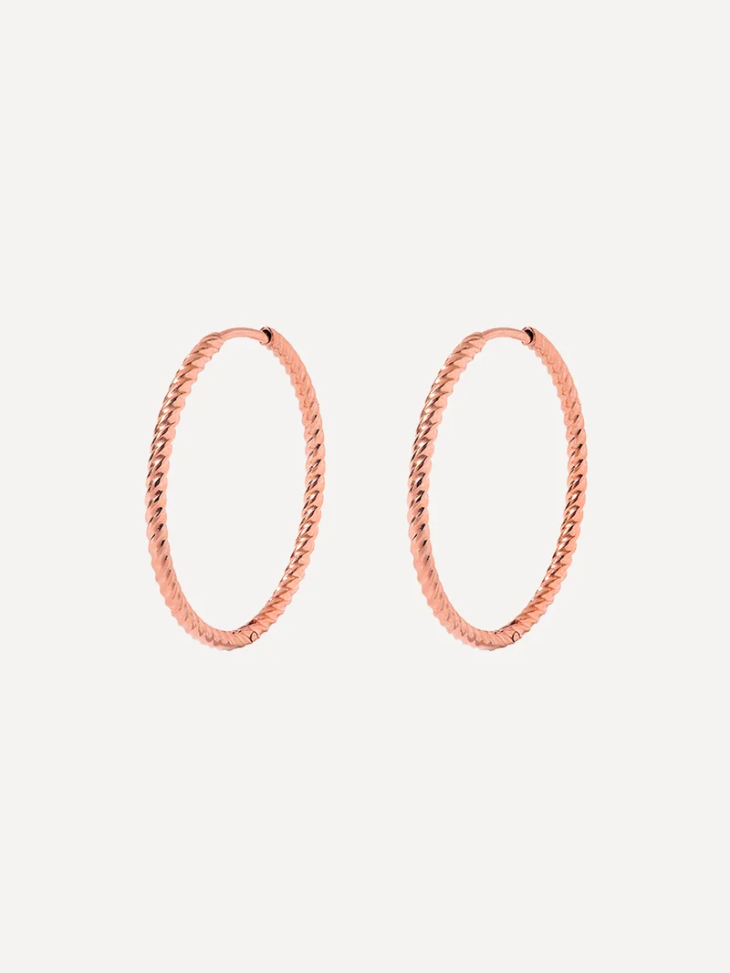 30mm Modern Twist Ohrringe