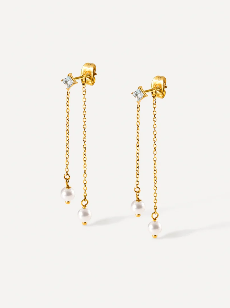 Dangling Pearl Ohrringe