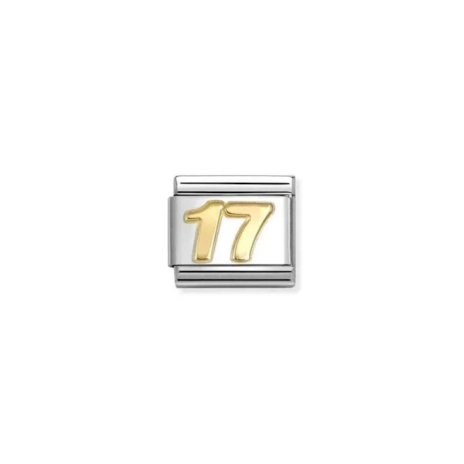 Classic Gold 17 Letters & Numbers Charms