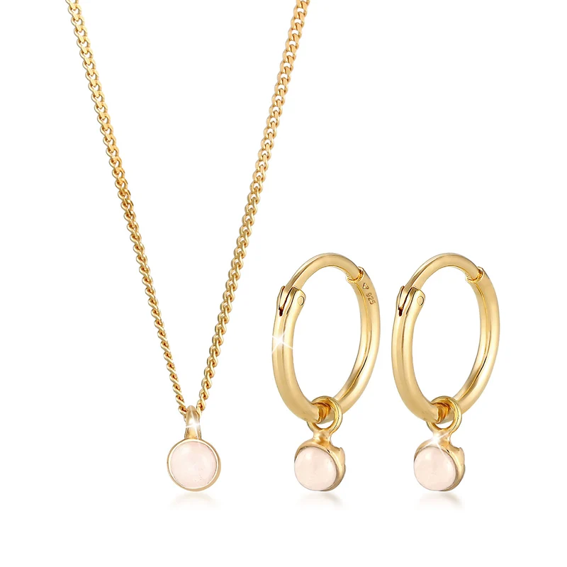 Schmuckset | Pink Opal