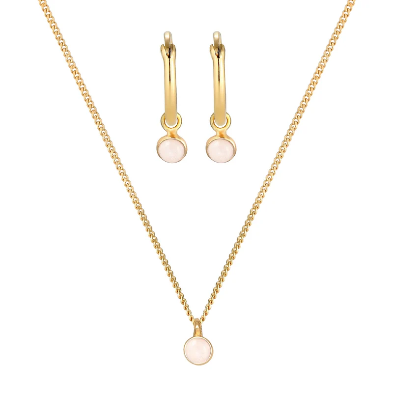 Schmuckset | Pink Opal
