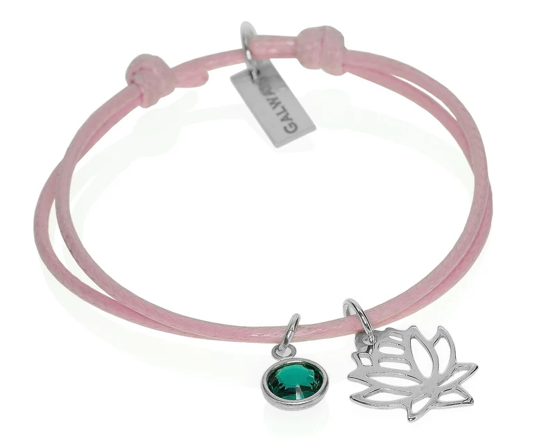 ARMBAND ZUR TAUFE, KINDERSCHMUCK, TAUFBLUME, GEBURSSTEIN