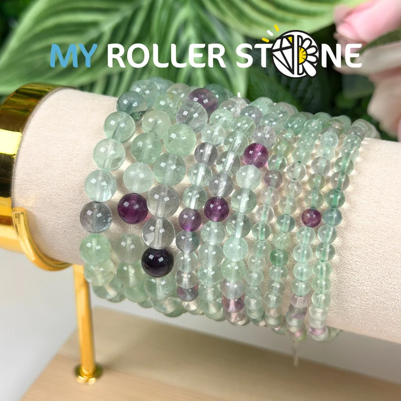 Mehrfarbiges Fluorit-Armband 3A