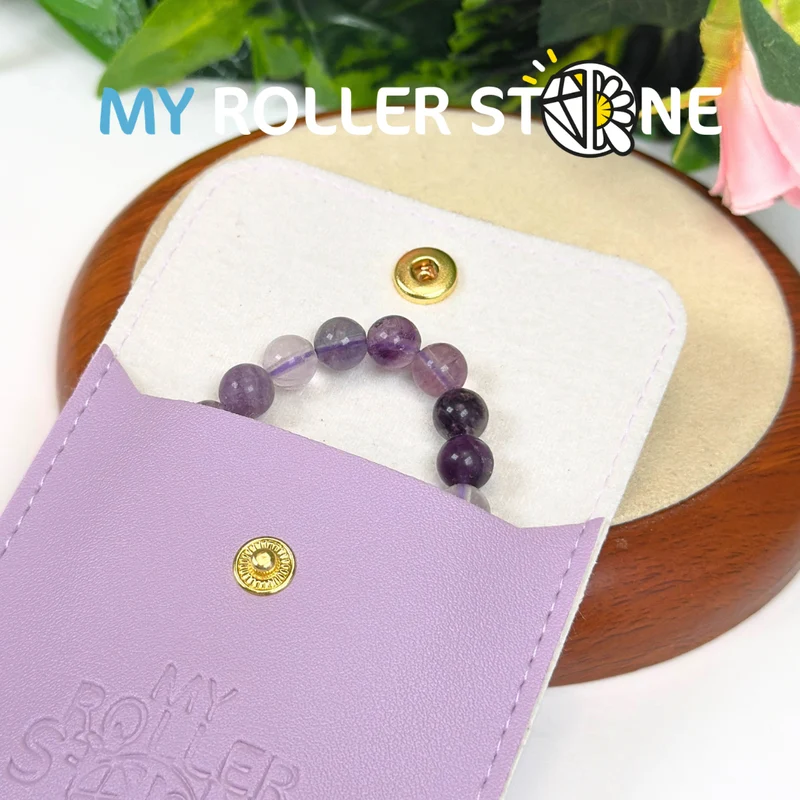 Violettes Fluorit-Armband 3A