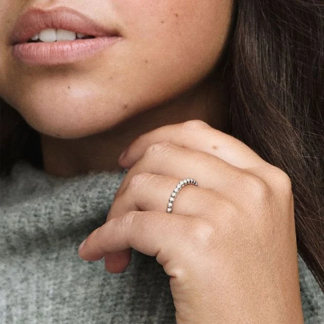 Beaded Stacking Ring, Size 58
