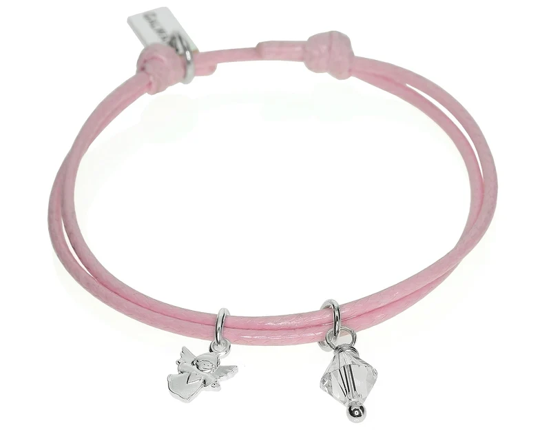 ARMBAND MIT ENGEL, KINDERSCHMUCK SILBER, SCHUTZENGEL BAND