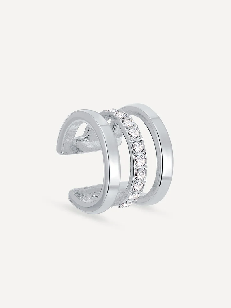 Moon Phase Trio Brilliant Earcuff