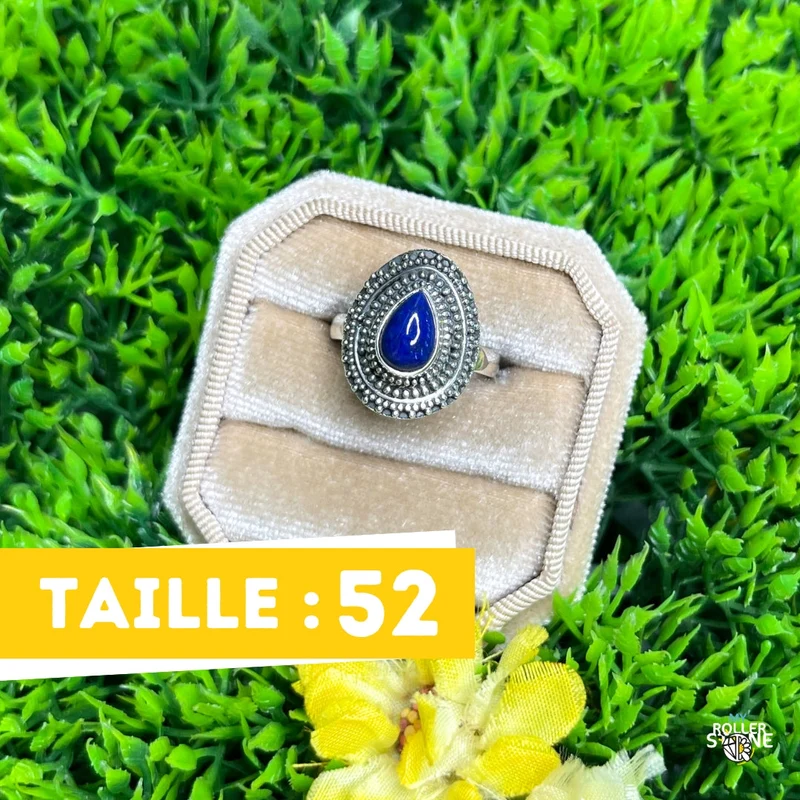 925 Silberring Lapislazuli #181