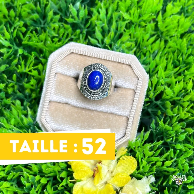 925 Silberring Lapislazuli #190
