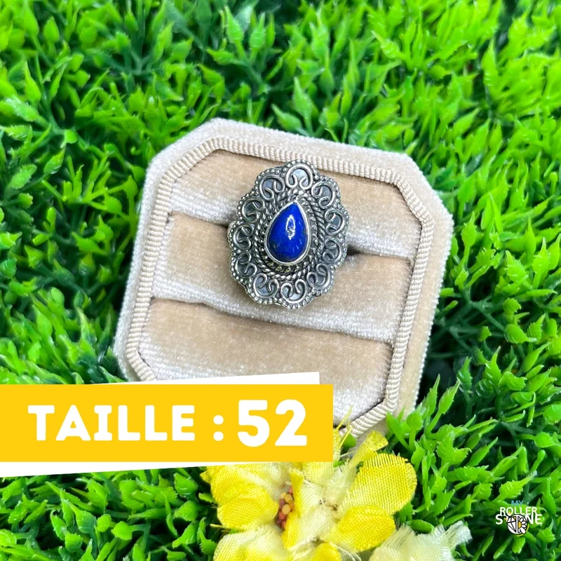 925 Silberring Lapislazuli #188