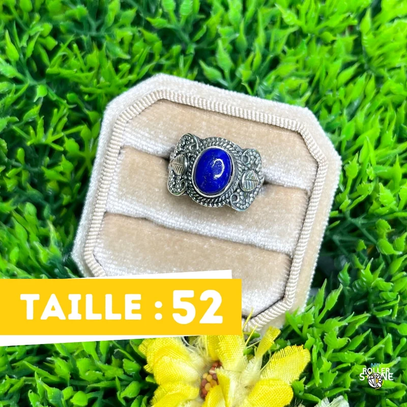 925 Silberring Lapislazuli #185