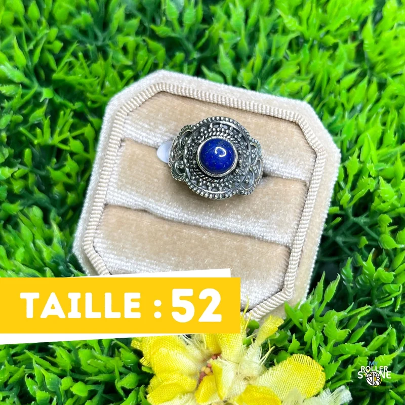 925 Silberring Lapislazuli #187