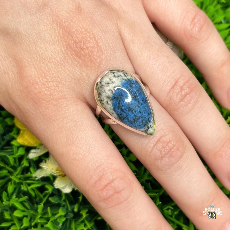 925 Silber Ring Jaspis K2 #2