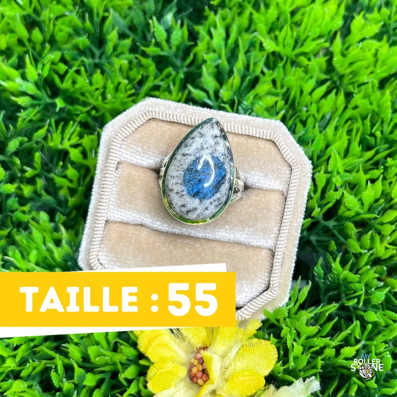 925 Silber Ring Jaspis K2 #6