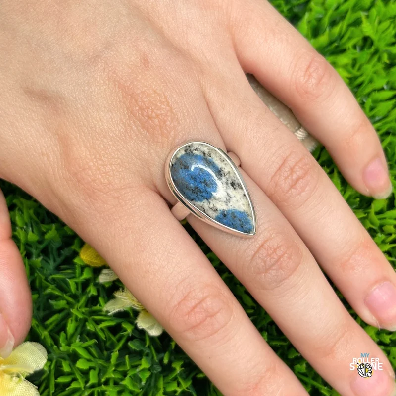 925 Silber Ring Jaspis K2 #3