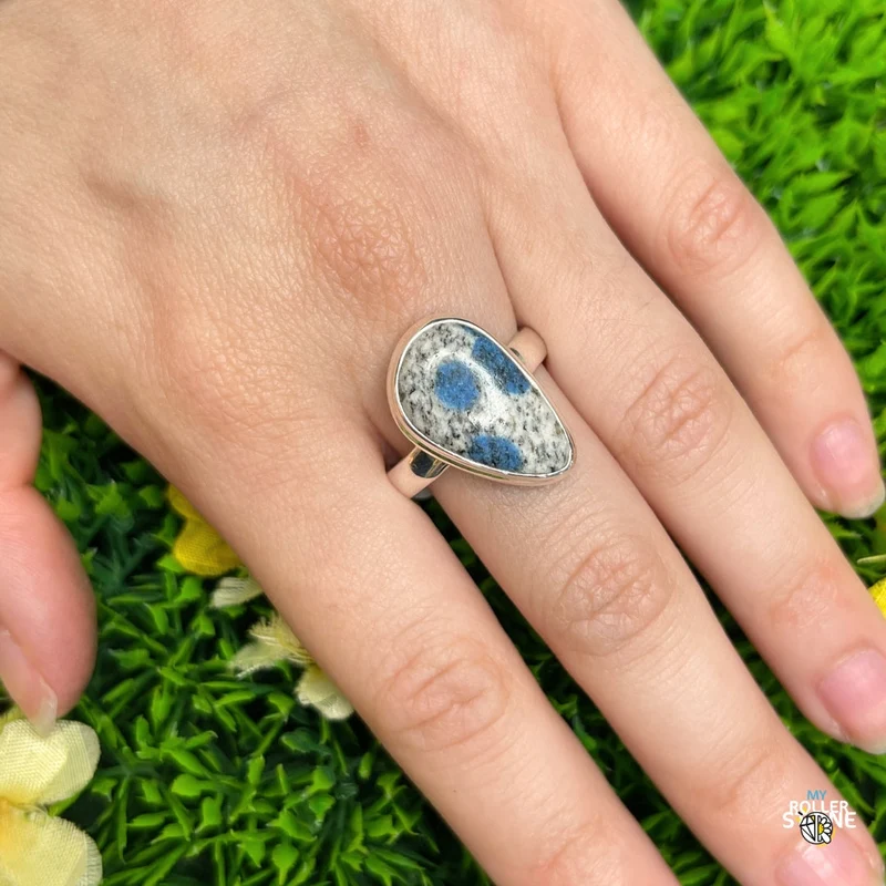925 Silber Ring Jaspis K2 #5