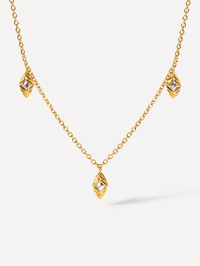 Retro Feather Kette