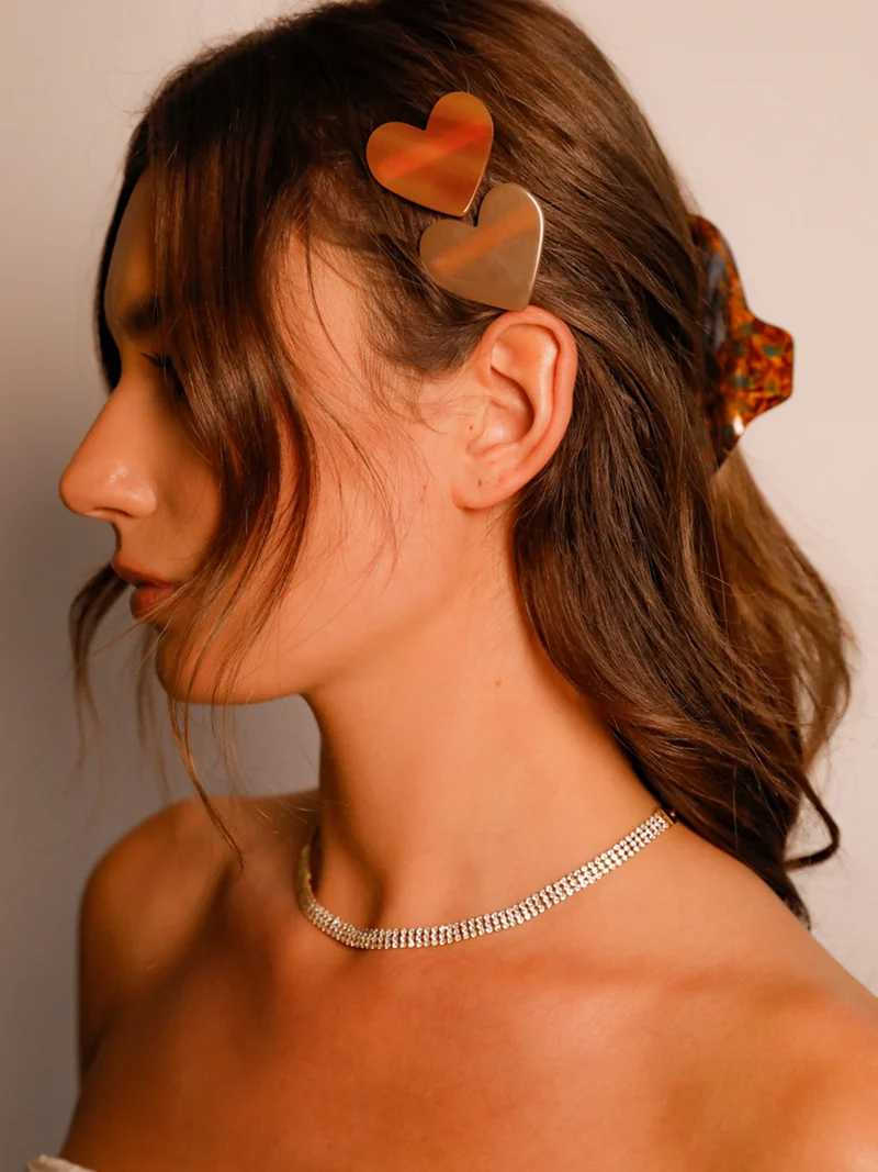 Sweet Heart Set Hairpin