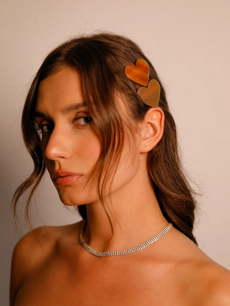 Sweet Heart Set Hairpin