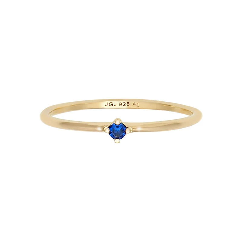 Solitär-Ring | Saphir ( Blau )