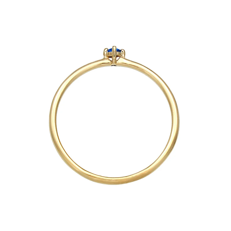 Solitär-Ring | Saphir ( Blau )
