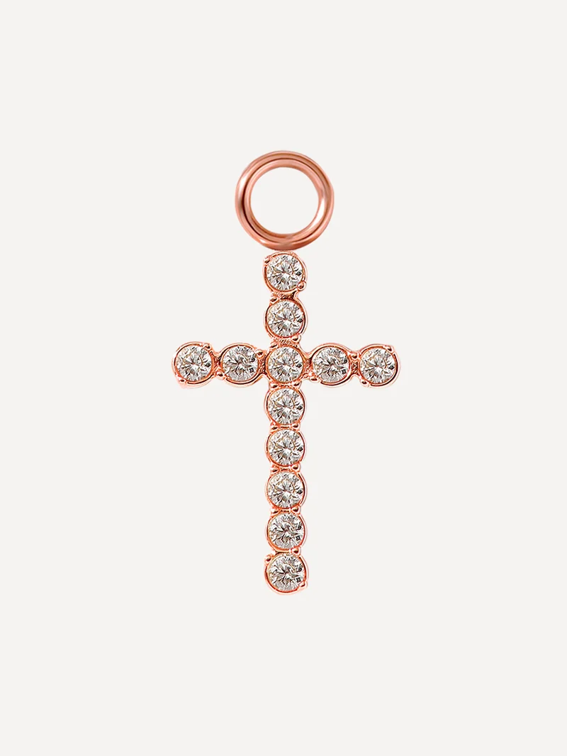 15x10mm Glorious Cross Ohrring-Charm