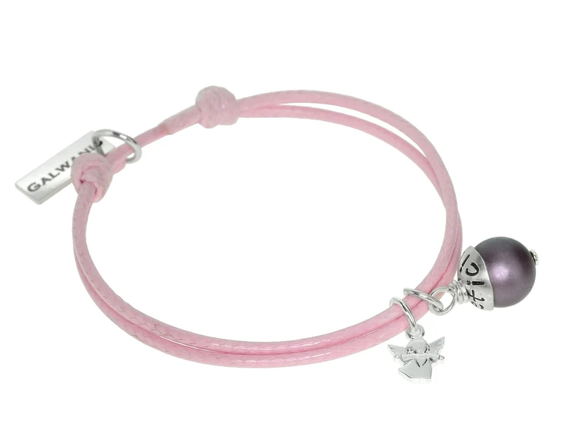 TAUFARMBAND MIT NAMENSPERLE, NAMENSSCHMUCK, KINDER ARMBAND, ENGEL TAUFE