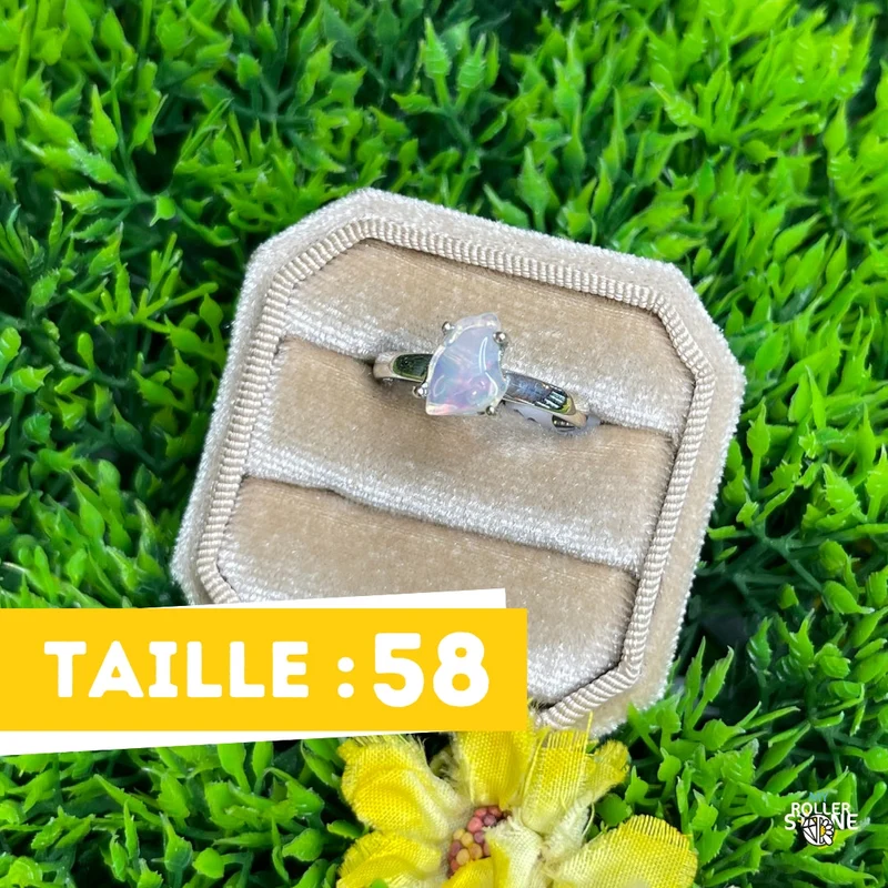Äthiopischer Opal-Silberring #308