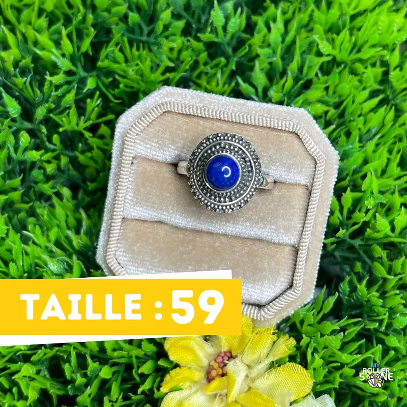 925 Silberring Lapislazuli #224