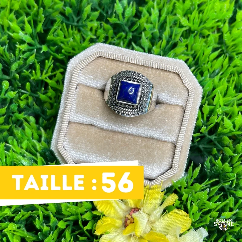 925 Silberring Lapislazuli #212