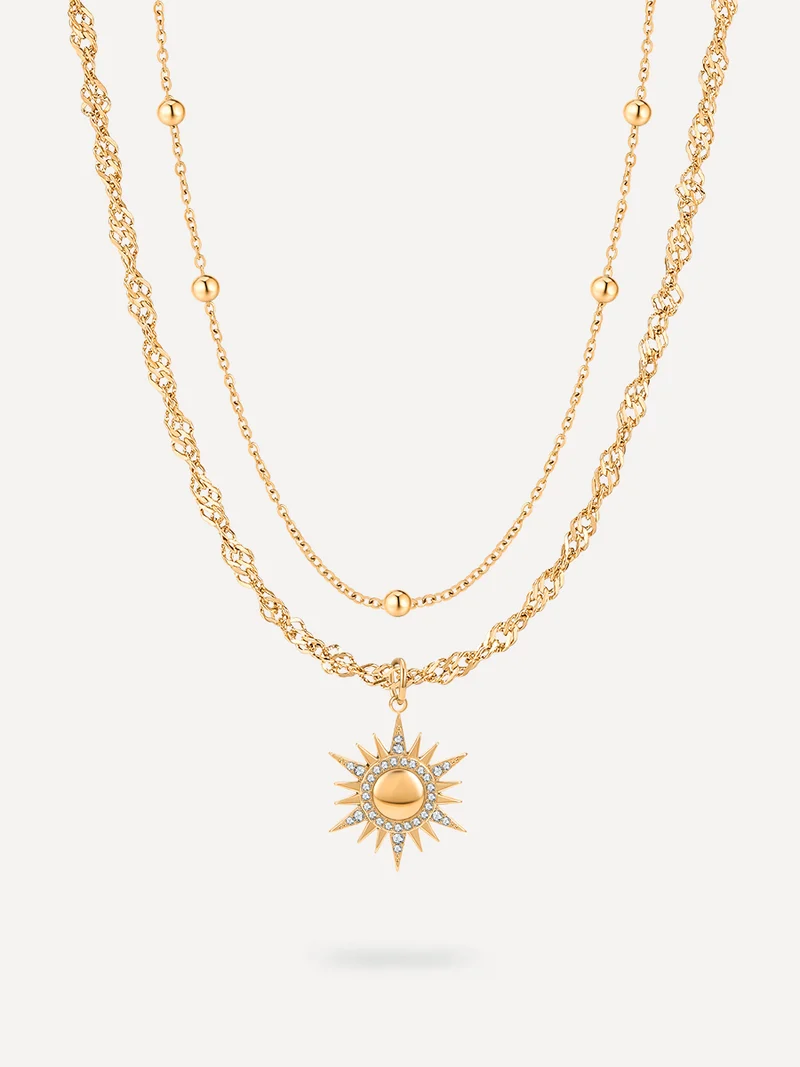 Cluster Glitter Kette
