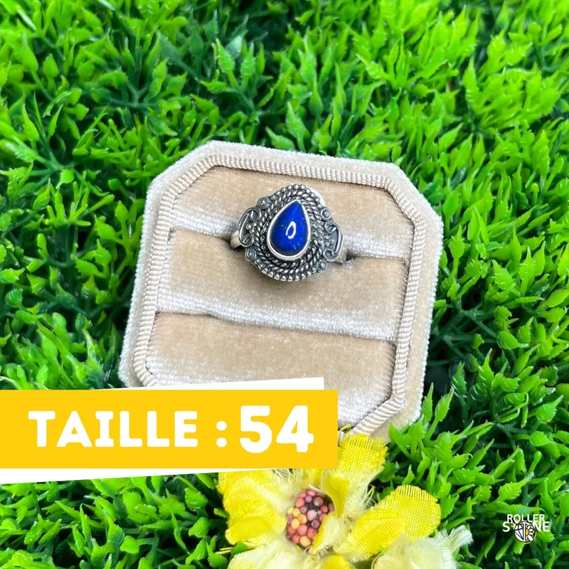 925 Silberring Lapislazuli #191