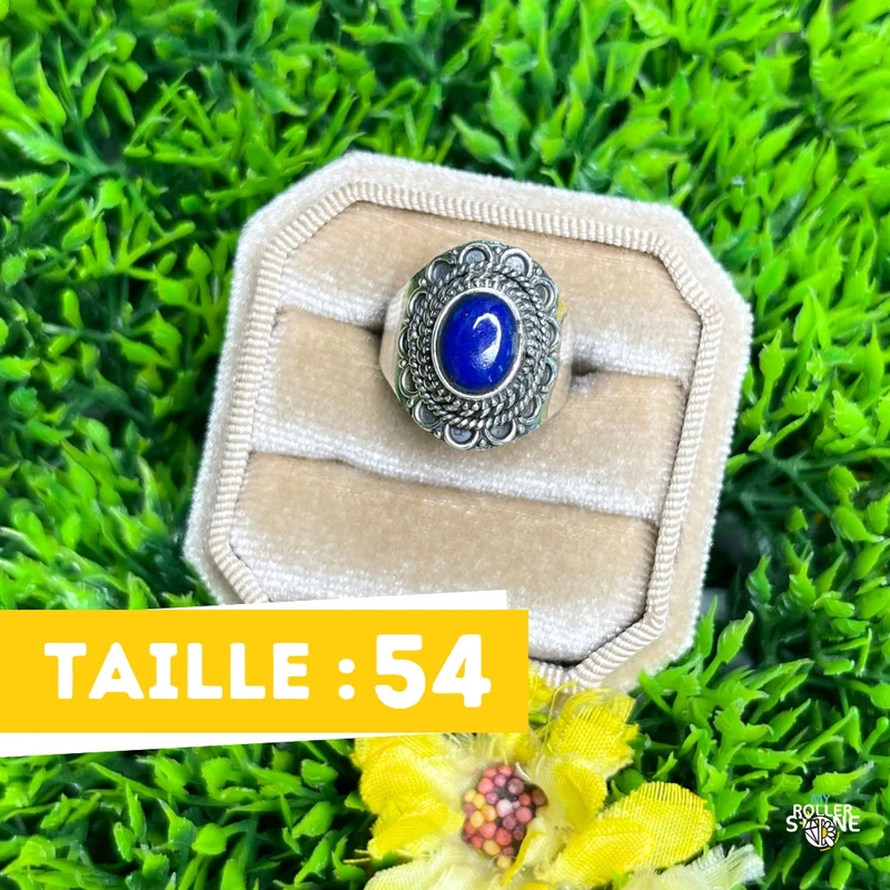 925 Silberring Lapislazuli #197