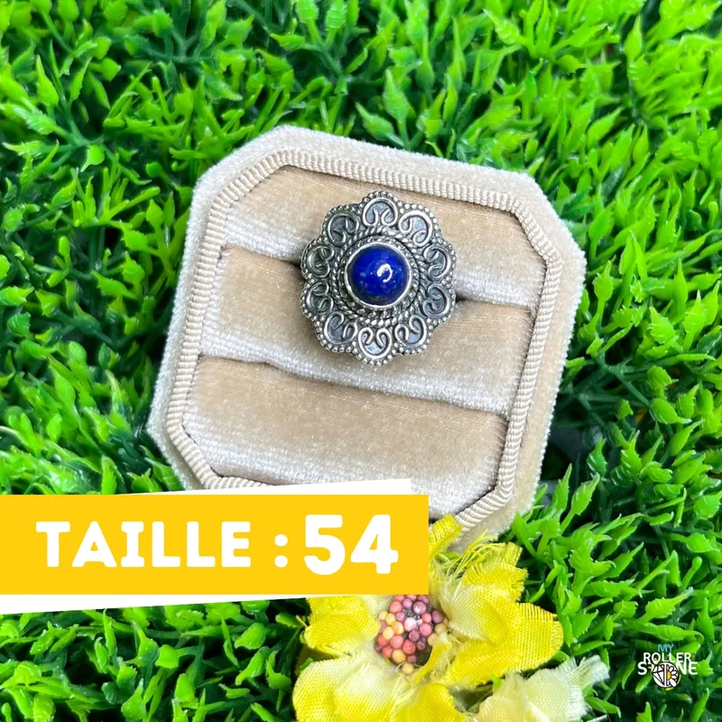 925 Silberring Lapislazuli #192