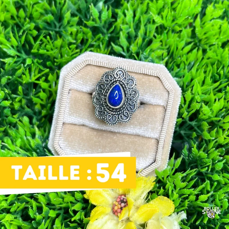 925 Silberring Lapislazuli #198