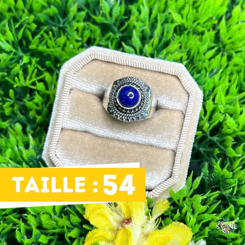 925 Silberring Lapislazuli #199