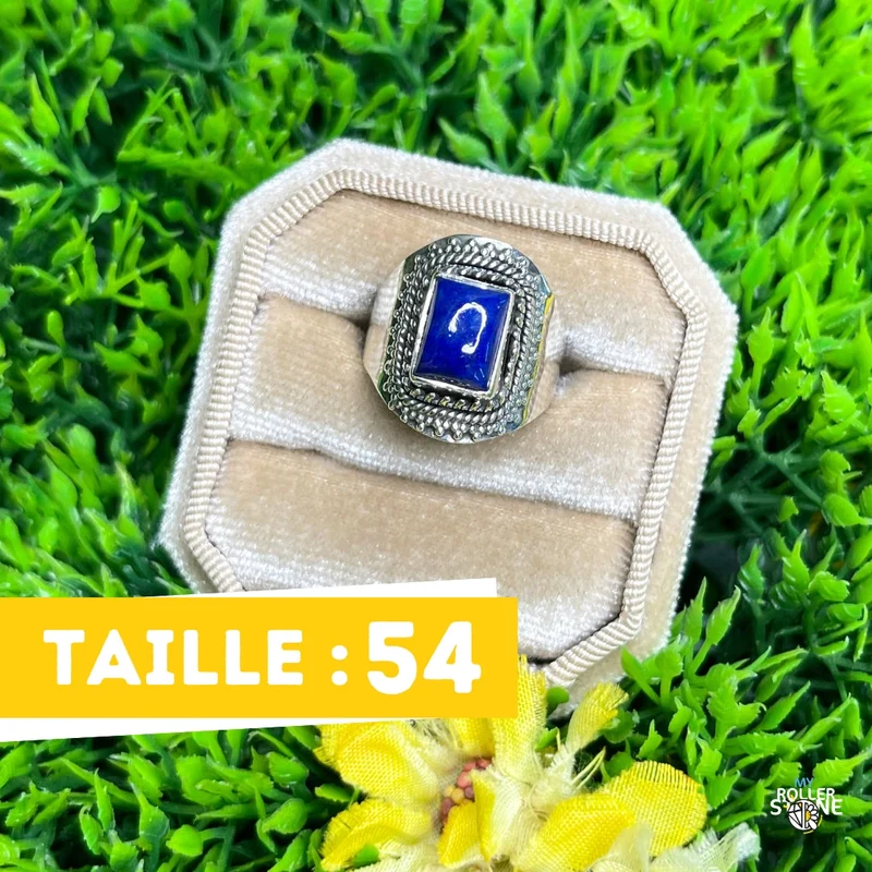925 Silberring Lapislazuli #195