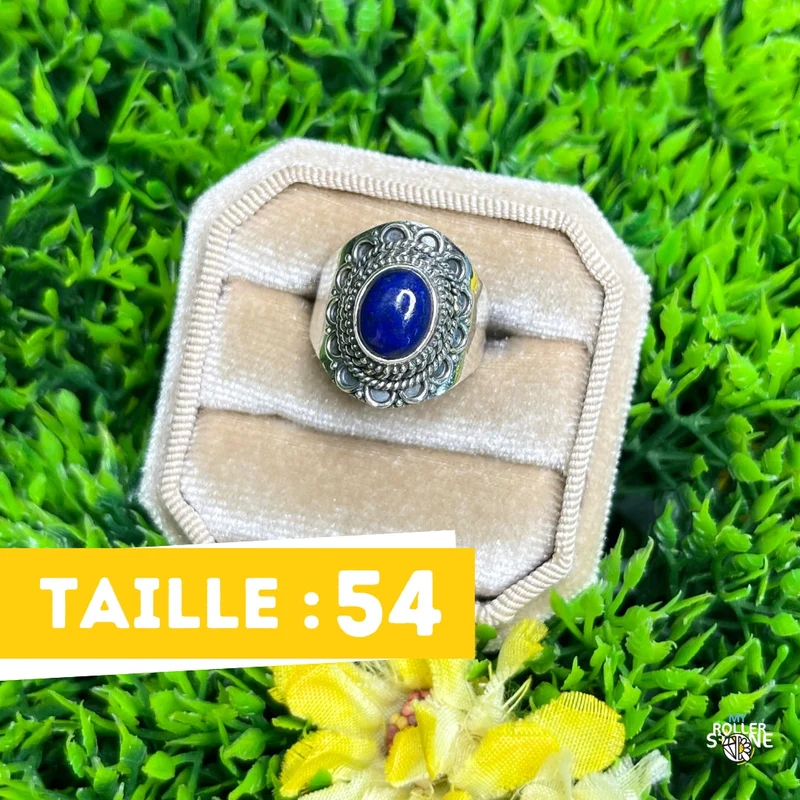 925 Silberring Lapislazuli #194