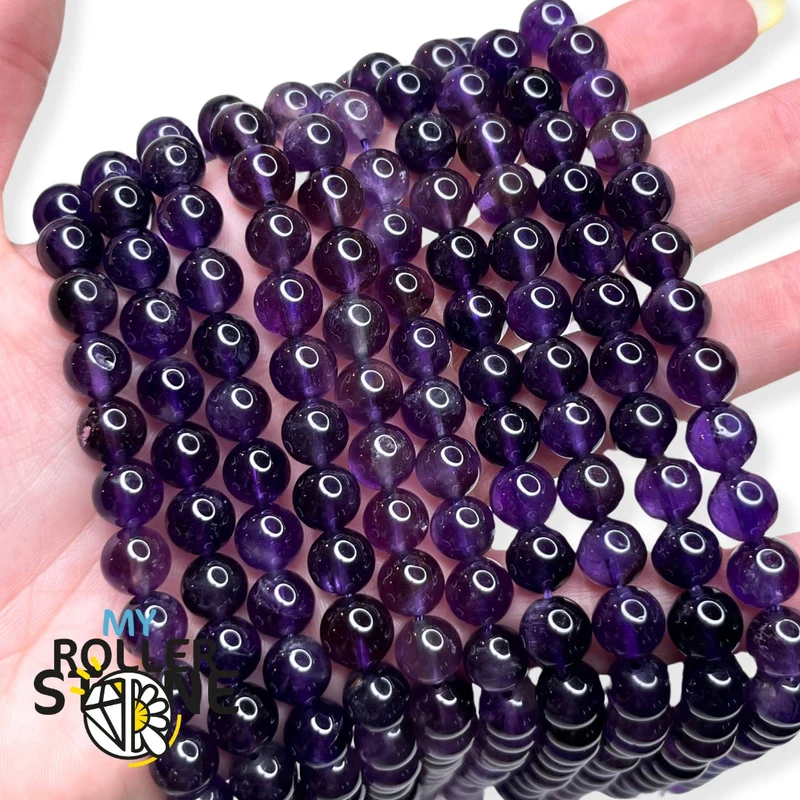 Dunkle Amethystperle Uruguay 5A