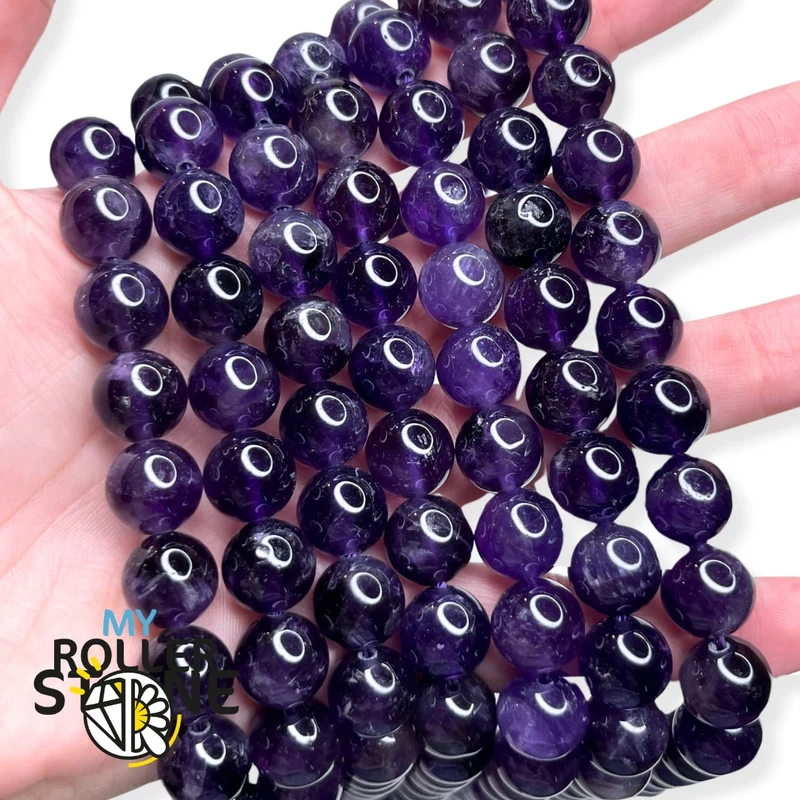 Dunkle Amethystperle Uruguay 5A