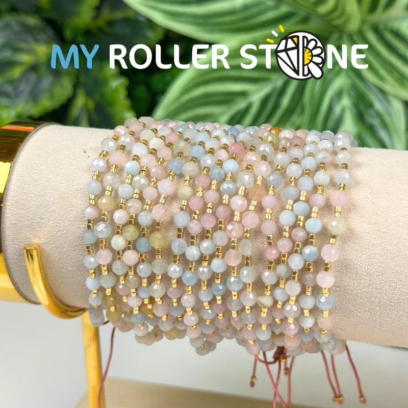 Verstellbares Morganit-Armband