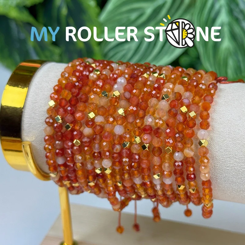 Verstellbares Karneol-Armband
