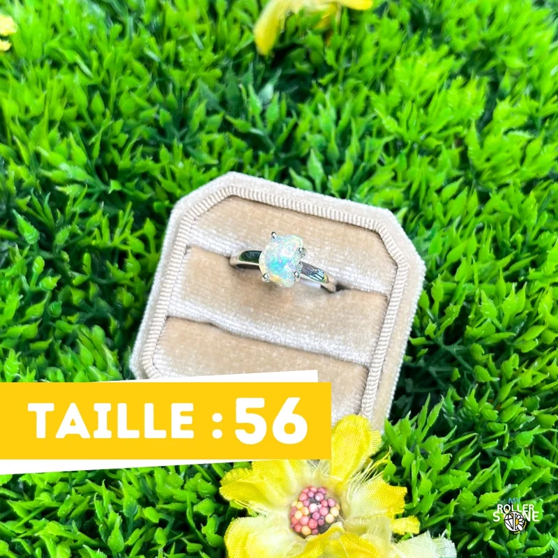Äthiopischer Opal-Silberring #295