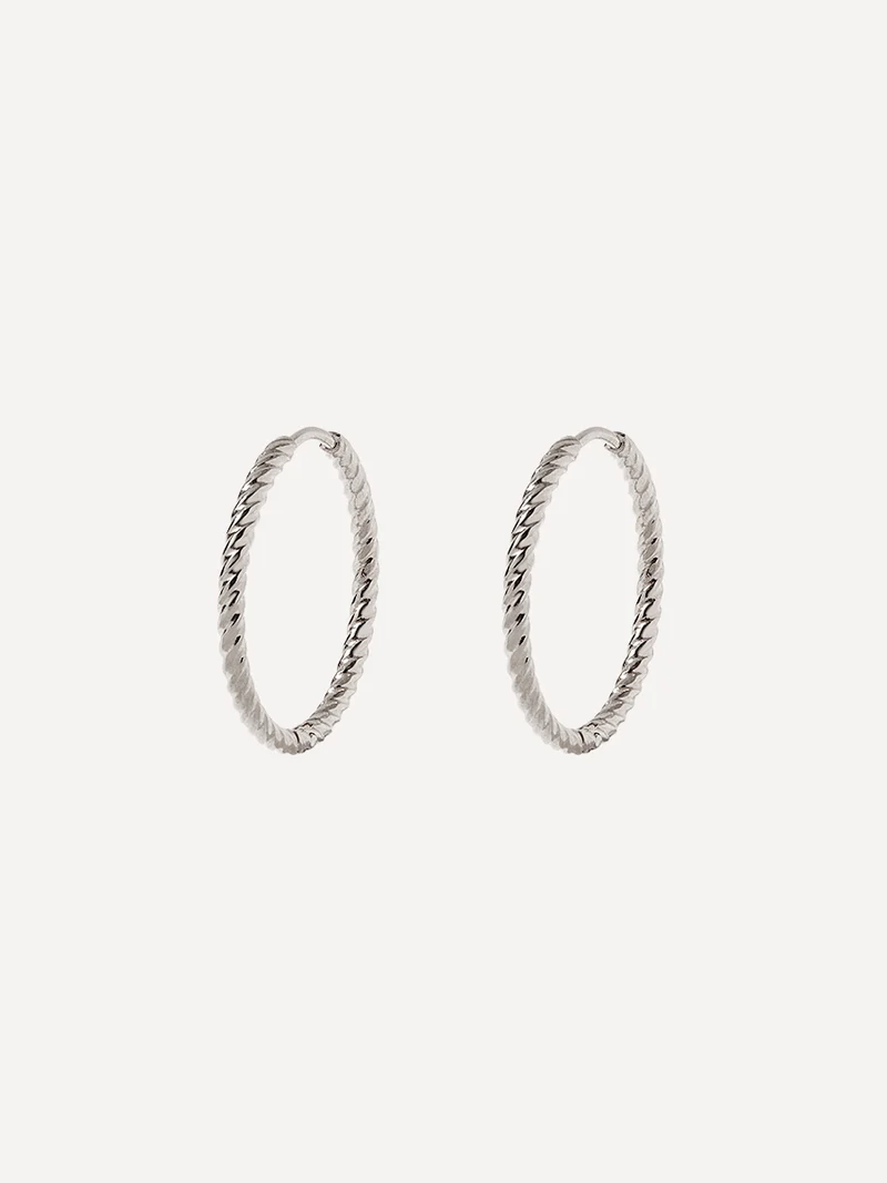 23mm Modern Twist Medium Ohrringe
