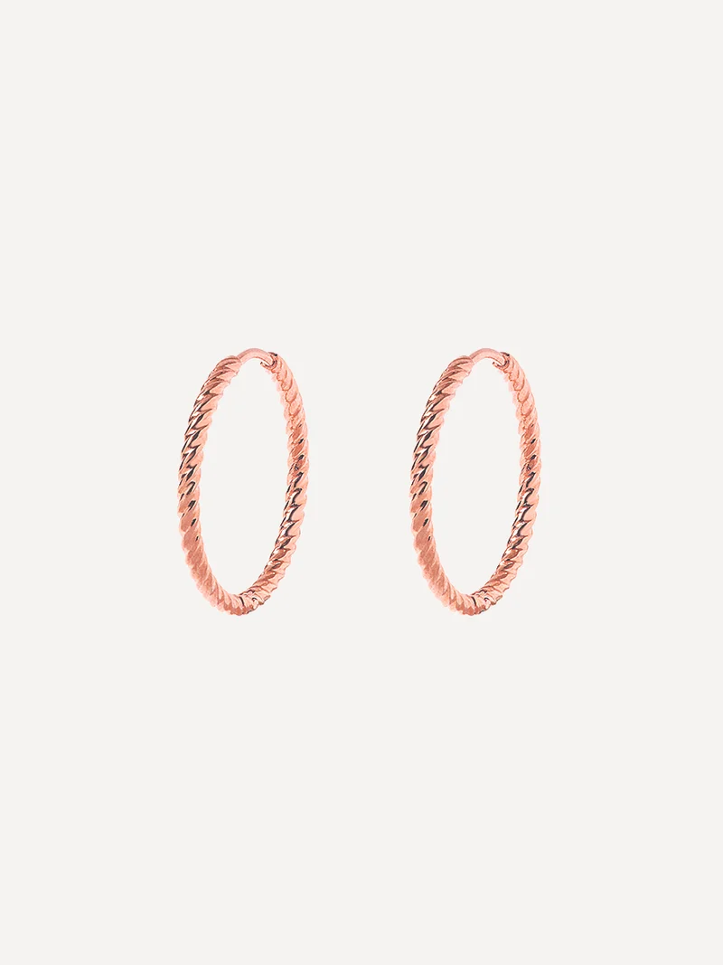 23mm Modern Twist Medium Ohrringe