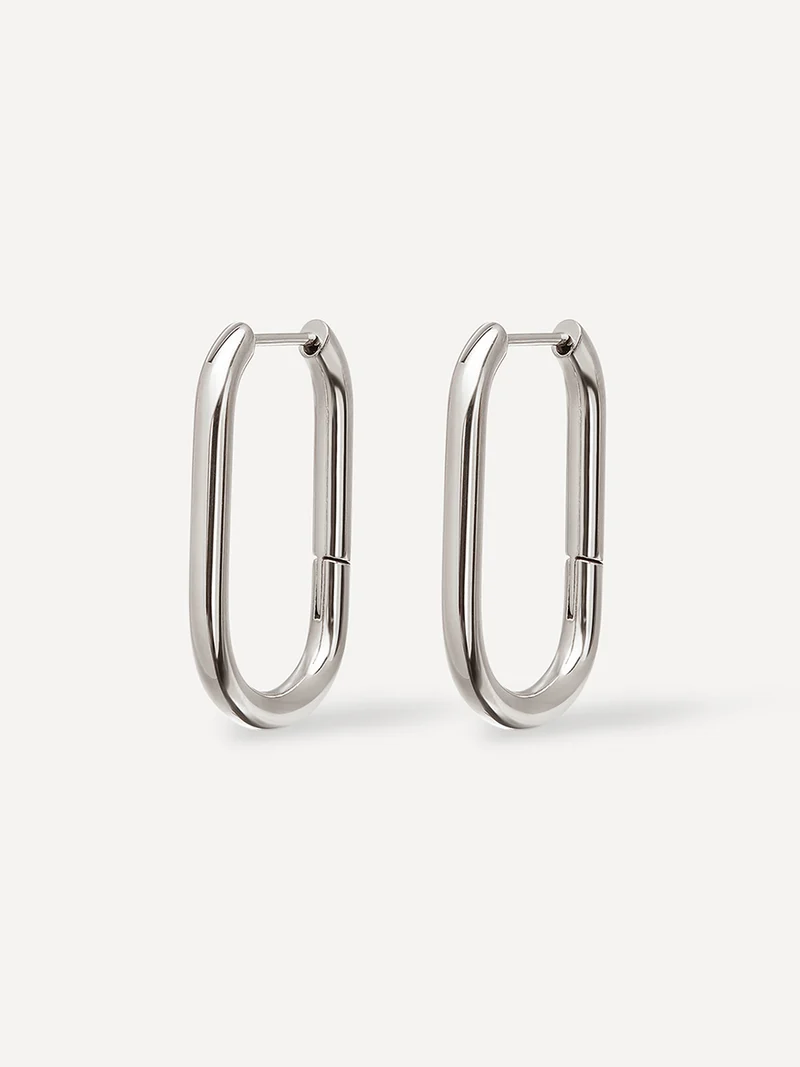 Large U Hoop Ohrringe