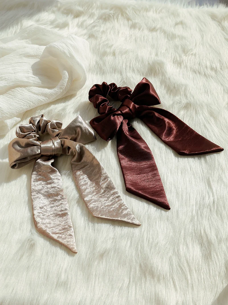 Graceful Bow Scrunchie