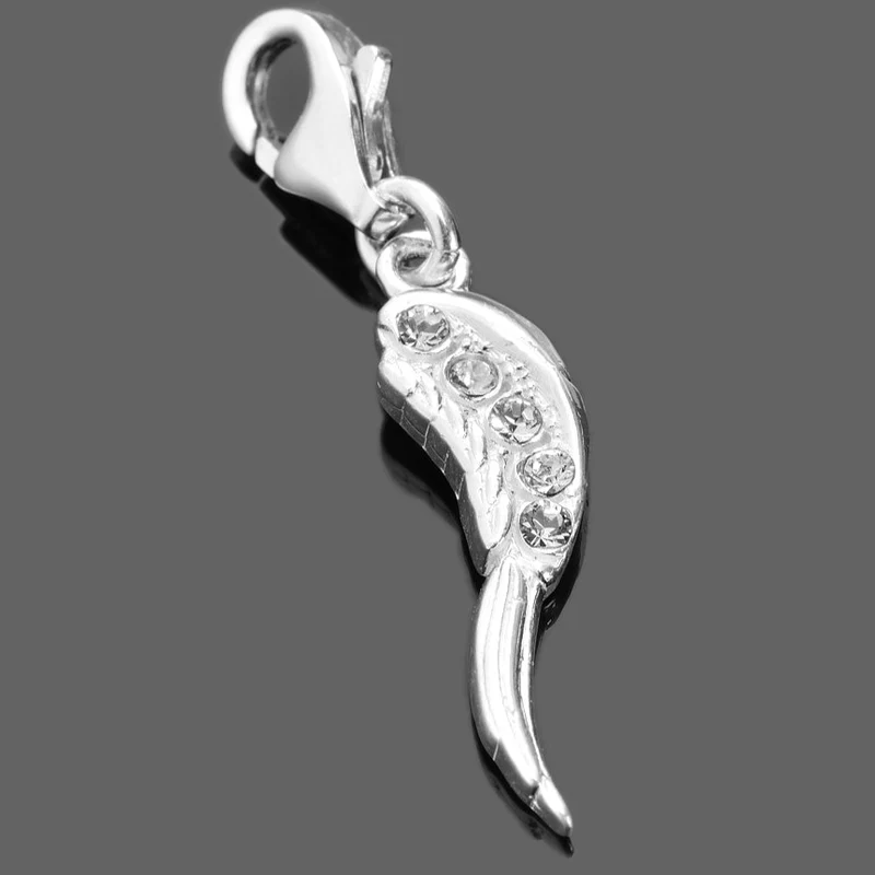 SILBERCHARM, FLÜGEL, ENGELSFLÜGEL, SCHMUCK MIT ENGEL