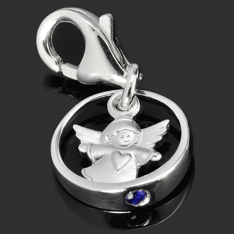 TAUFSCHMUCK MIT ENGEL TAUFRING 925 SILBER SCHUTZENGEL TAUFGESCHENK JUNGE